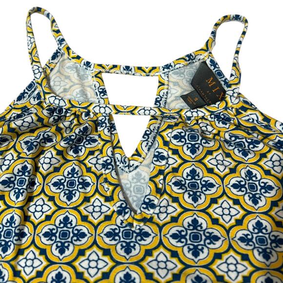 Mix by 41Hawthorn SMALL Elaria Keyhole Knit Top  Stitch Fix Front Back Peek Tank - Picture 4 of 11